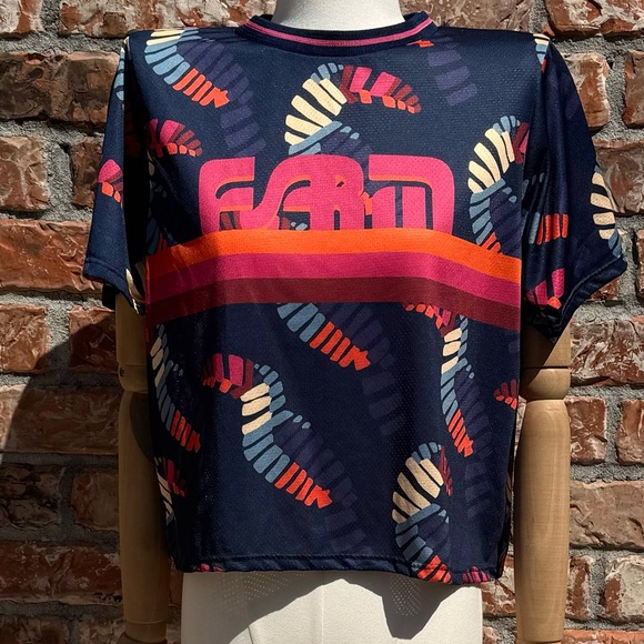 FARM Rio Tops - SOLD ELSEWHERE FARM Rio Anthropologie colorful athletic crop top / S